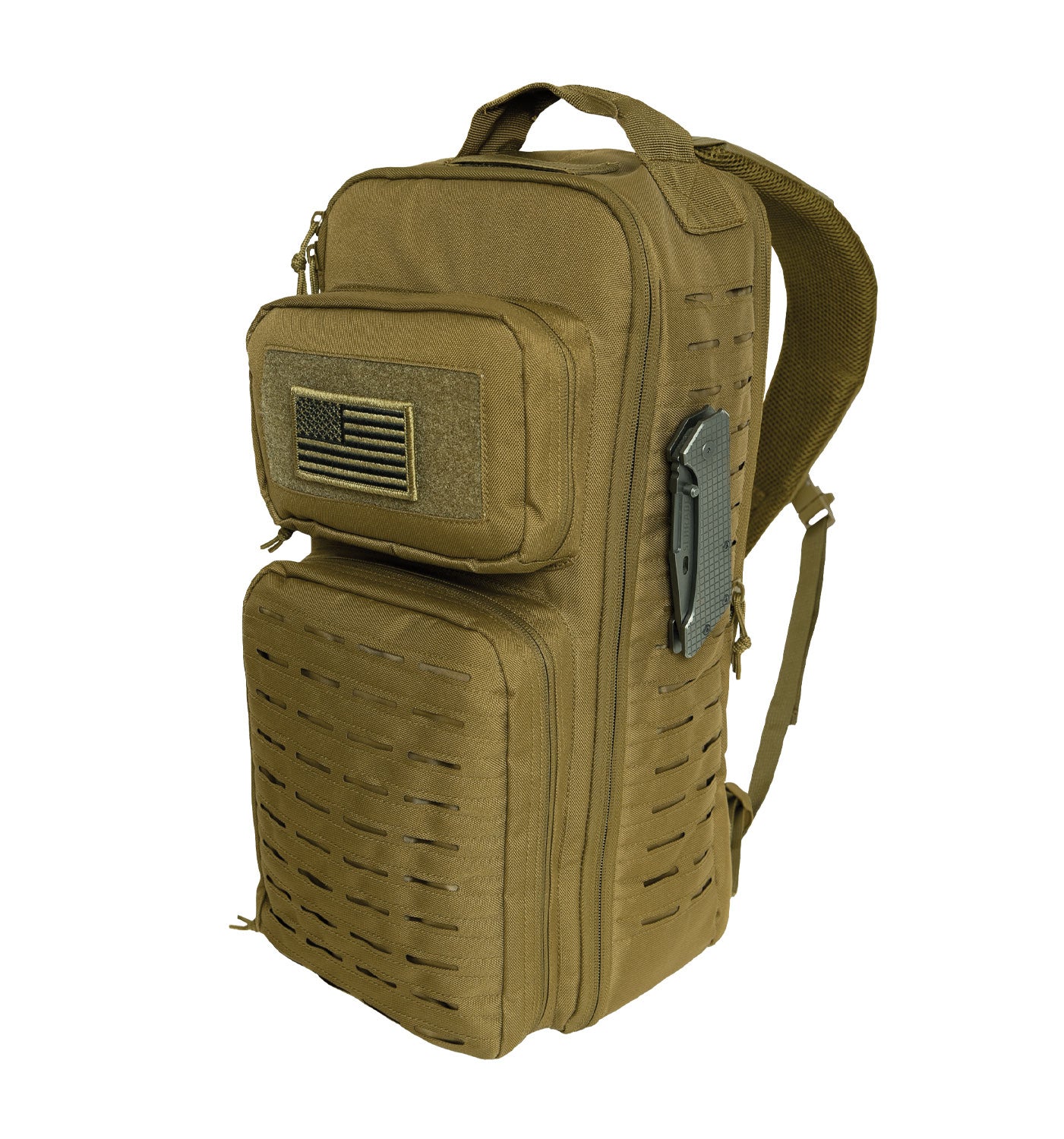 Tactical Single Sling Pack With Laser Cut MOLLE - Tactical Choice Plus