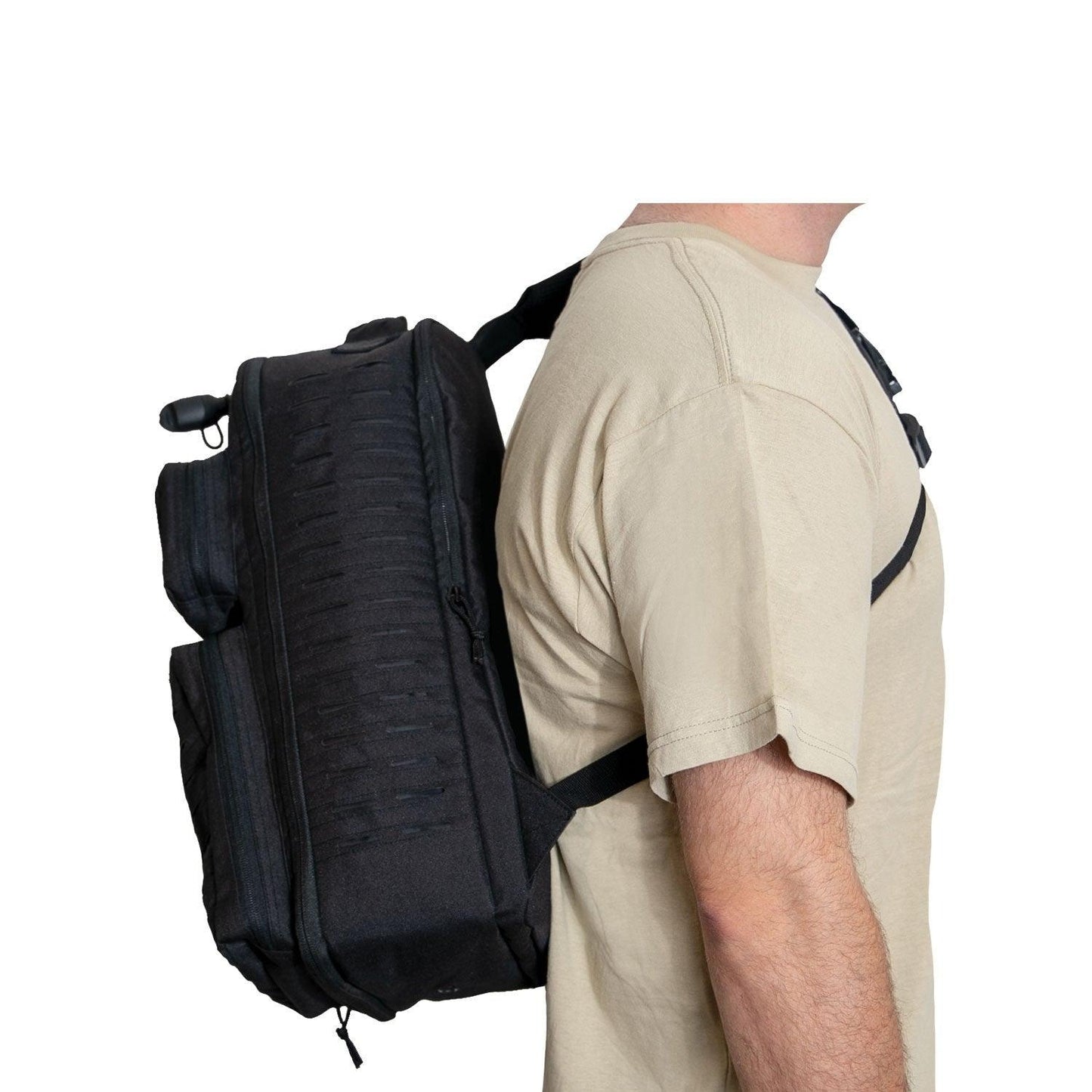 Tactical Single Sling Pack With Laser Cut MOLLE - Tactical Choice Plus