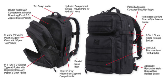 Fast Mover Tactical Backpack - Tactical Choice Plus