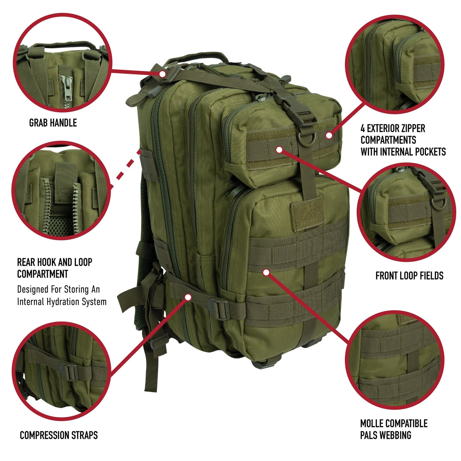 Rothco Convertible Medium Transport Pack - Tactical Choice Plus