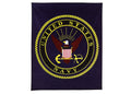 US Navy Military Insignia Fleece Blanket - Tactical Choice Plus