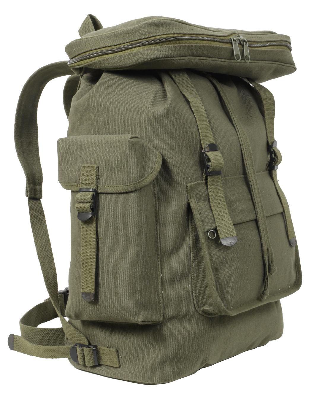 Rothco Canvas European Style Rucksack - Tactical Choice Plus