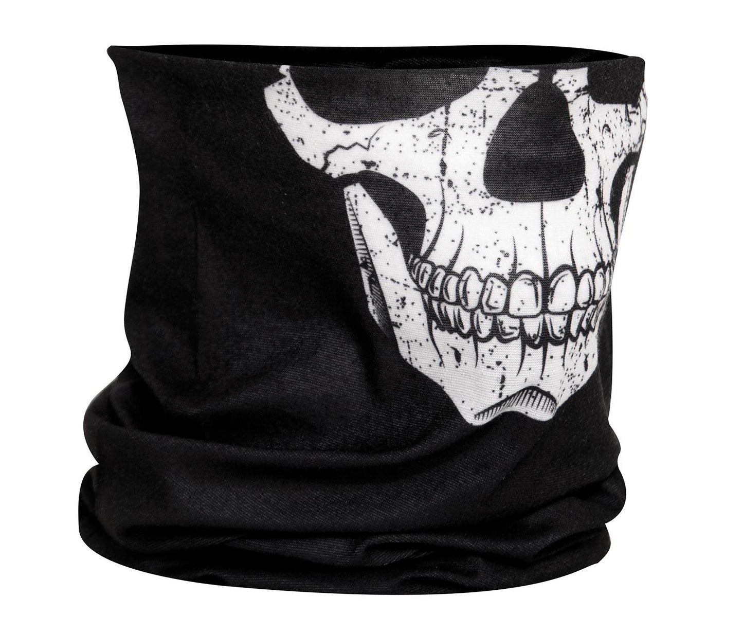 Rothco Multi-Use Neck Gaiter and Face Covering Tactical Wrap - Skull Print - Tactical Choice Plus