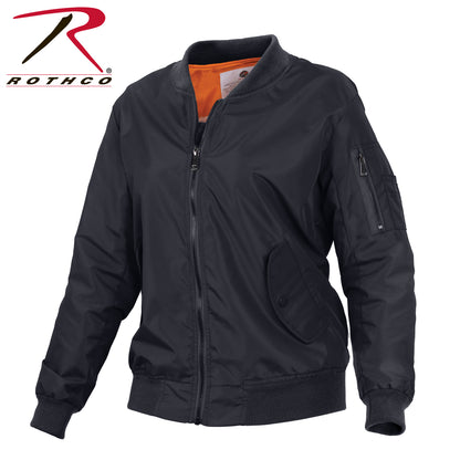 Womens Lightweight MA-1 Flight Jacket