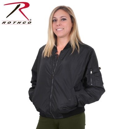 Womens Lightweight MA-1 Flight Jacket