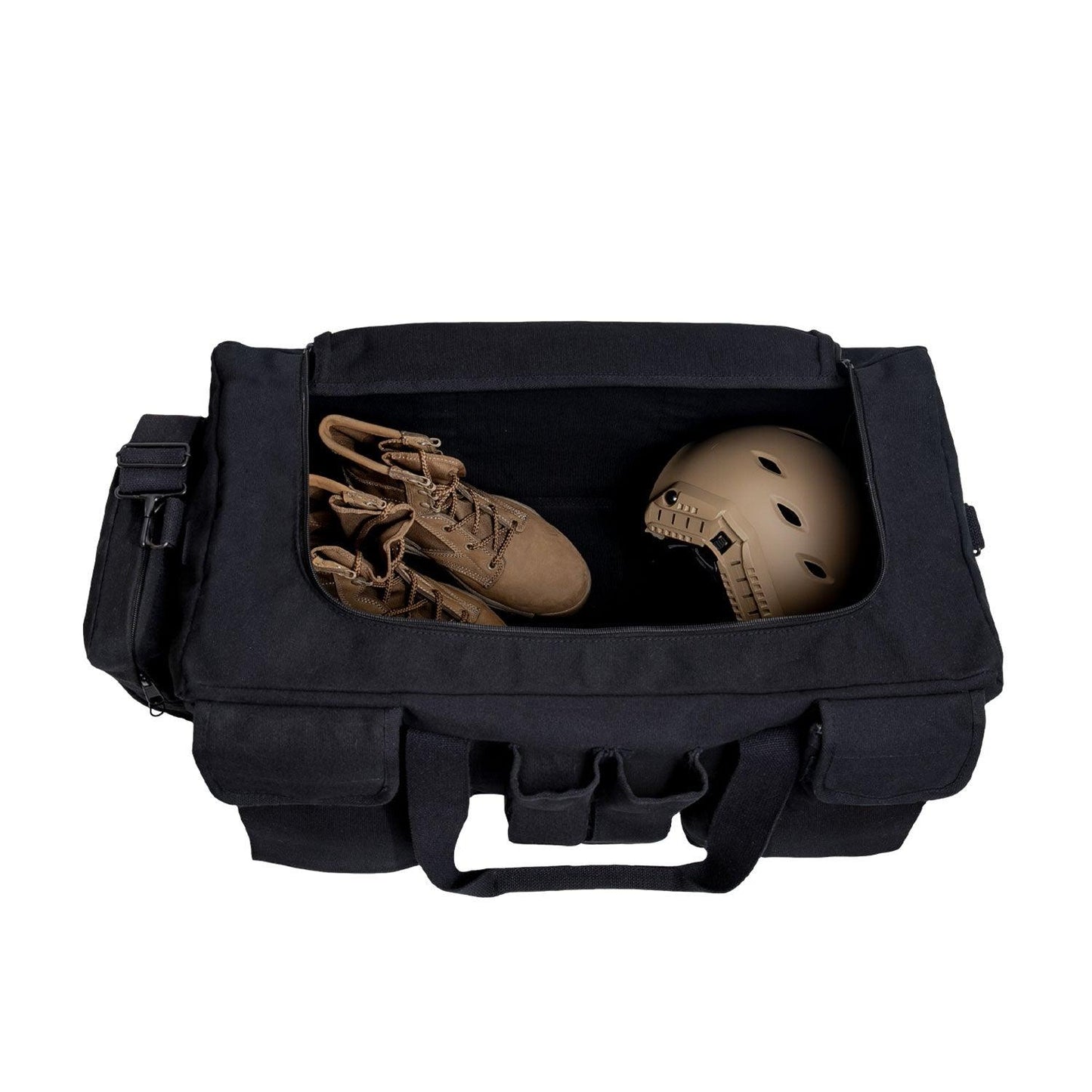 Canvas Pocketed Military Gear Bag - Tactical Choice Plus