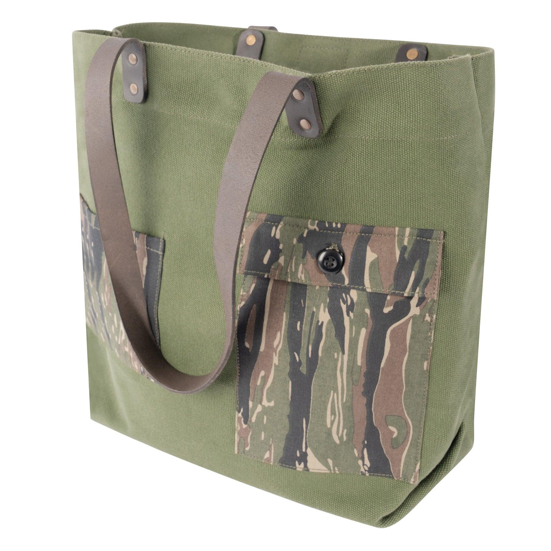 Camo Canvas Tote Bag - Tactical Choice Plus