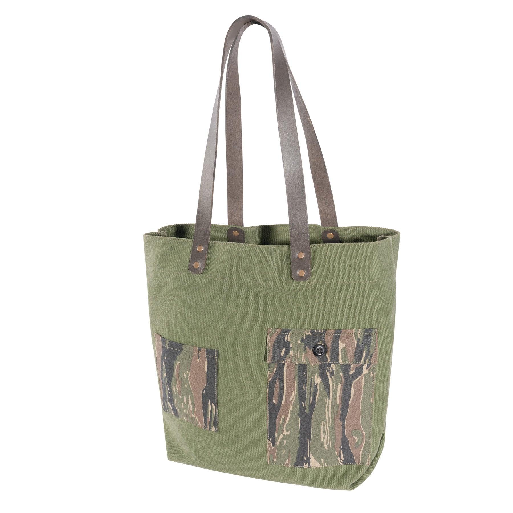 Camo Canvas Tote Bag - Tactical Choice Plus