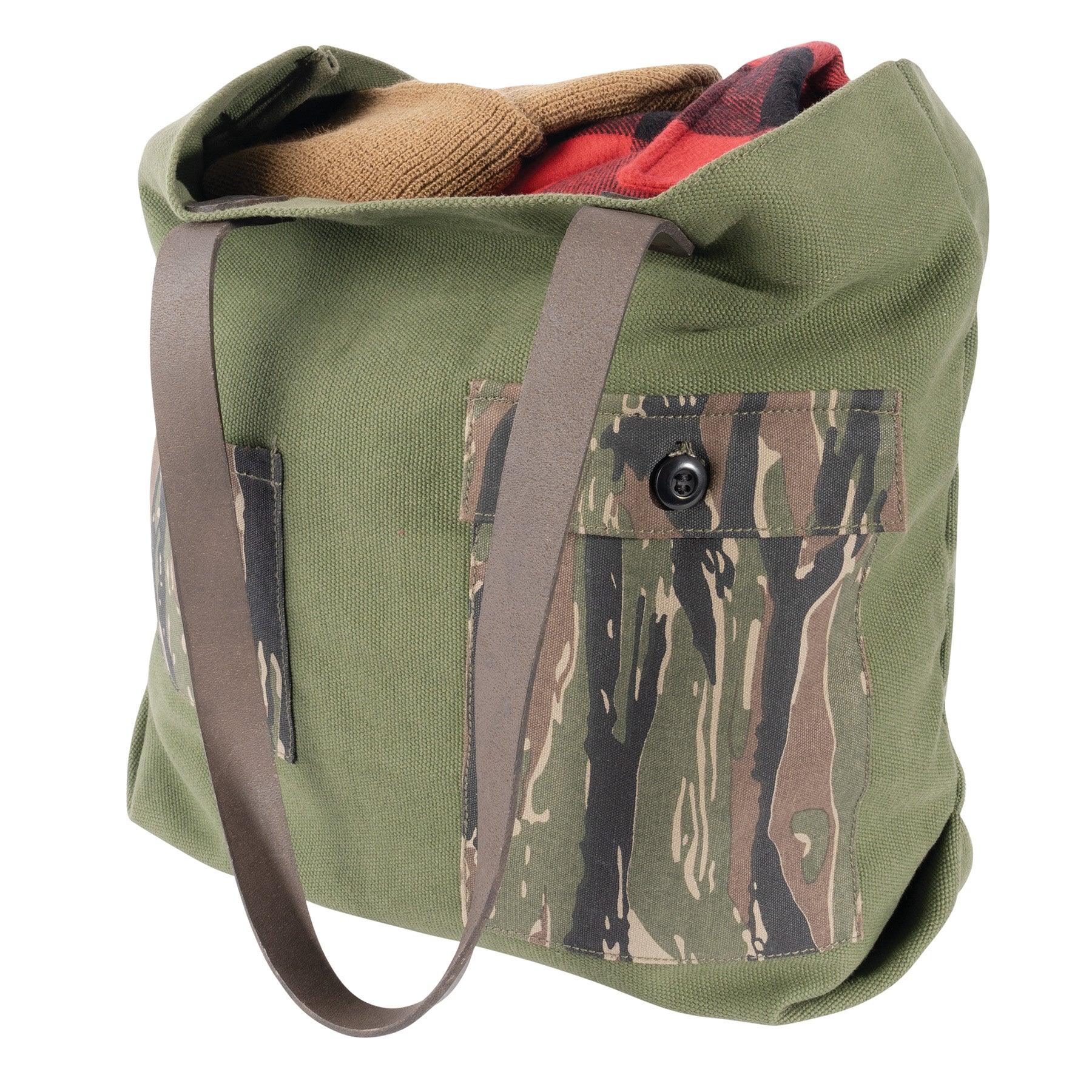 Camo Canvas Tote Bag - Tactical Choice Plus