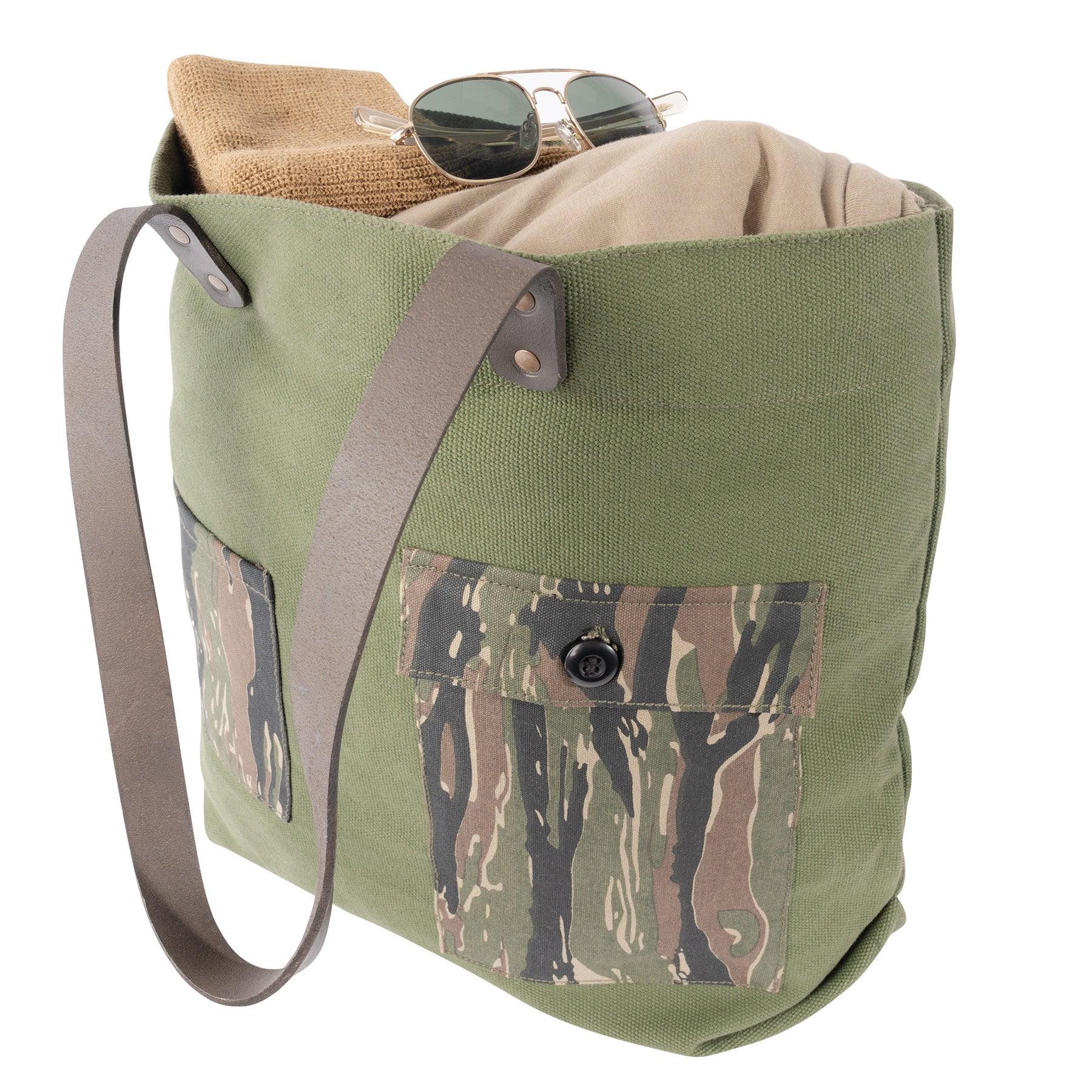 Camo Canvas Tote Bag - Tactical Choice Plus