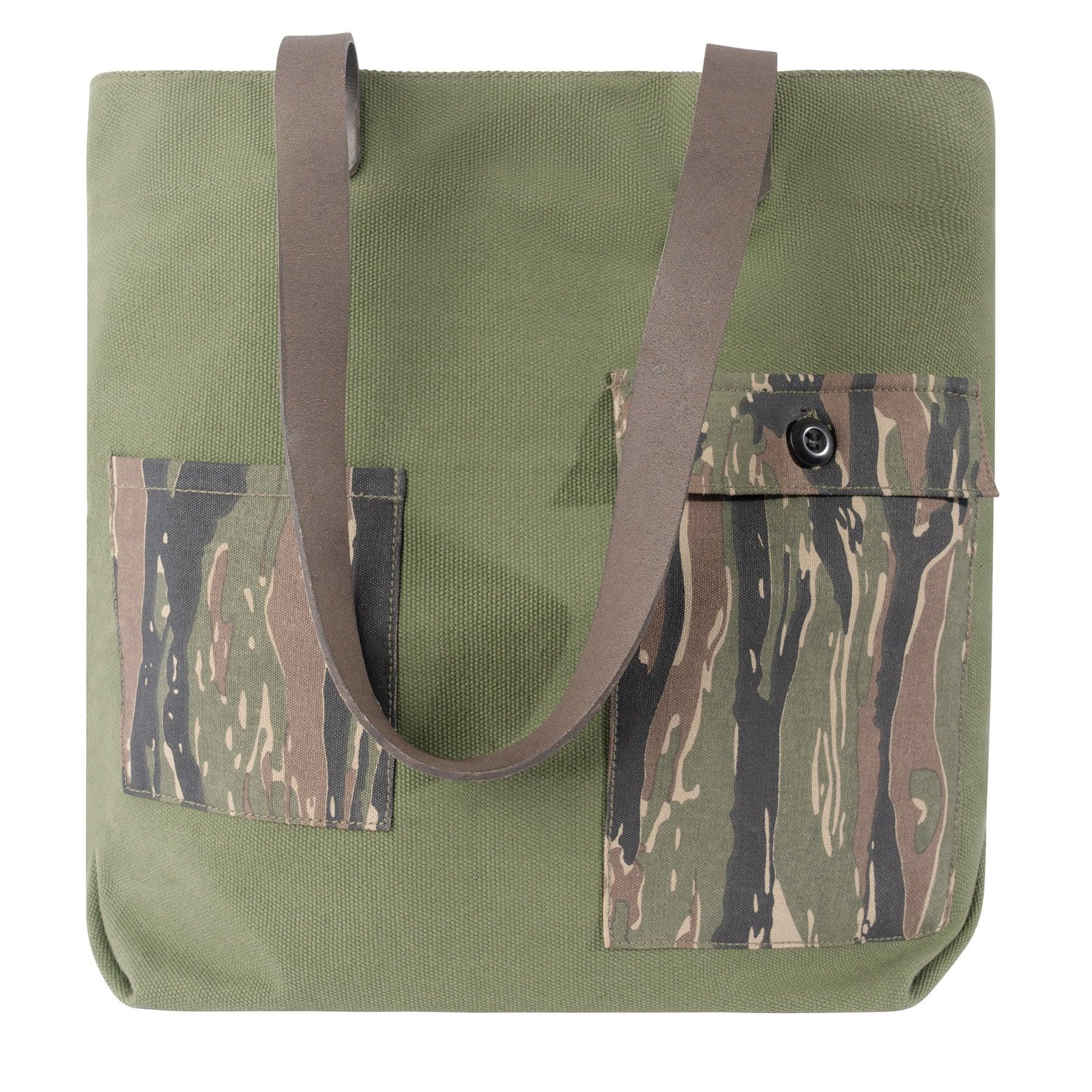 Camo Canvas Tote Bag - Tactical Choice Plus