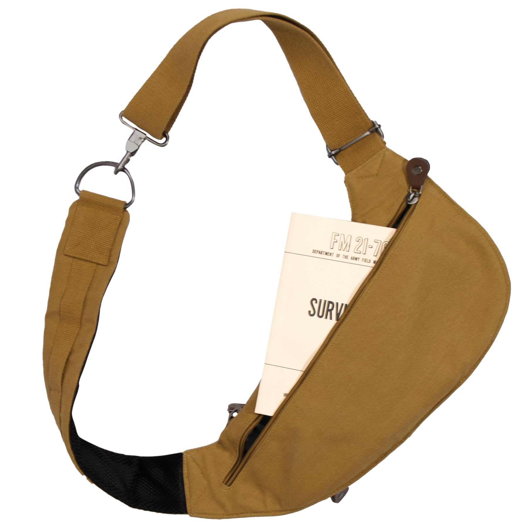 Crossbody Canvas Sling Bag - Tactical Choice Plus