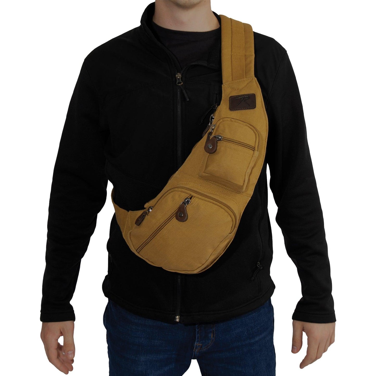 Crossbody Canvas Sling Bag - Tactical Choice Plus