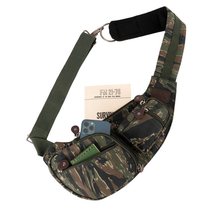 Crossbody Canvas Sling Bag