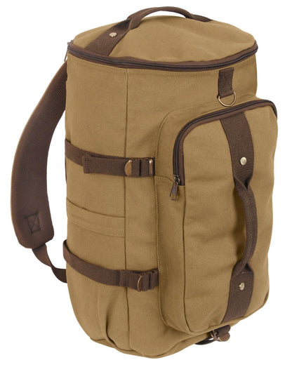 Convertible Canvas Duffle / Backpack - 19 Inches - Tactical Choice Plus