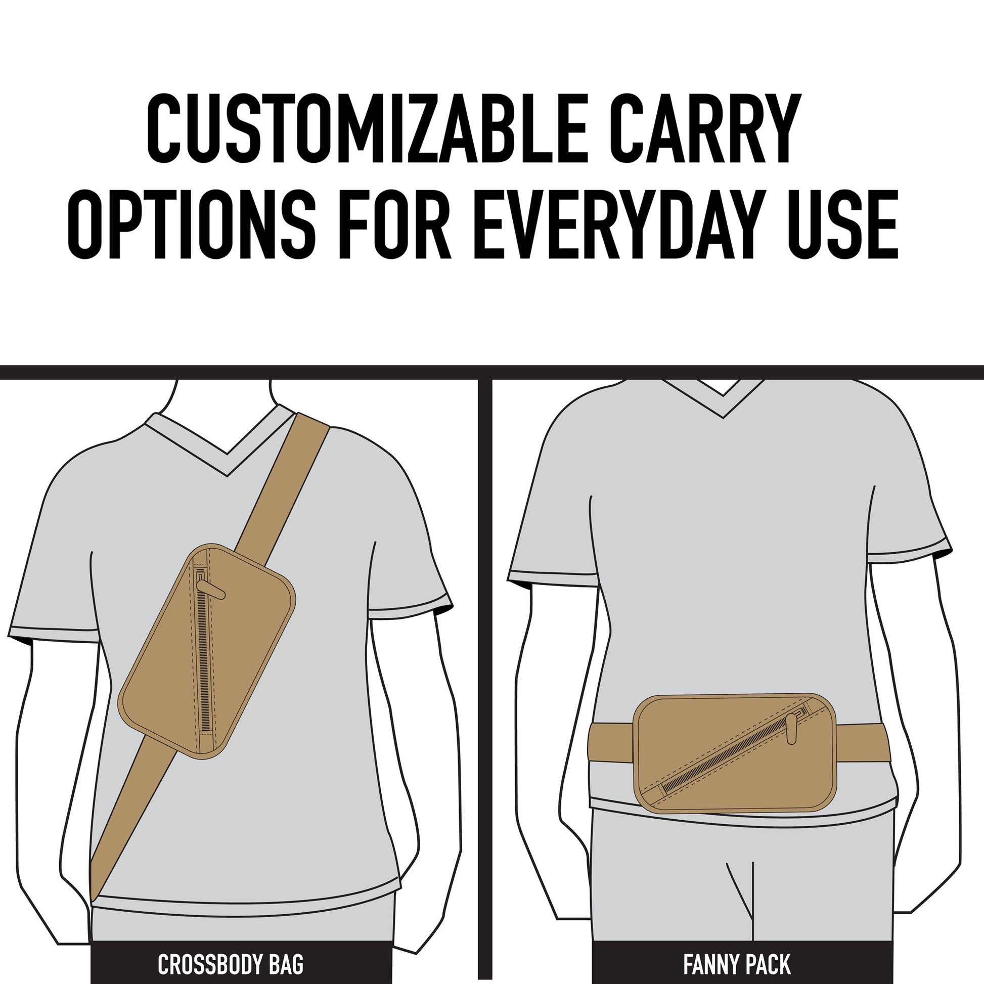 Crossbody Day Bag - Tactical Choice Plus