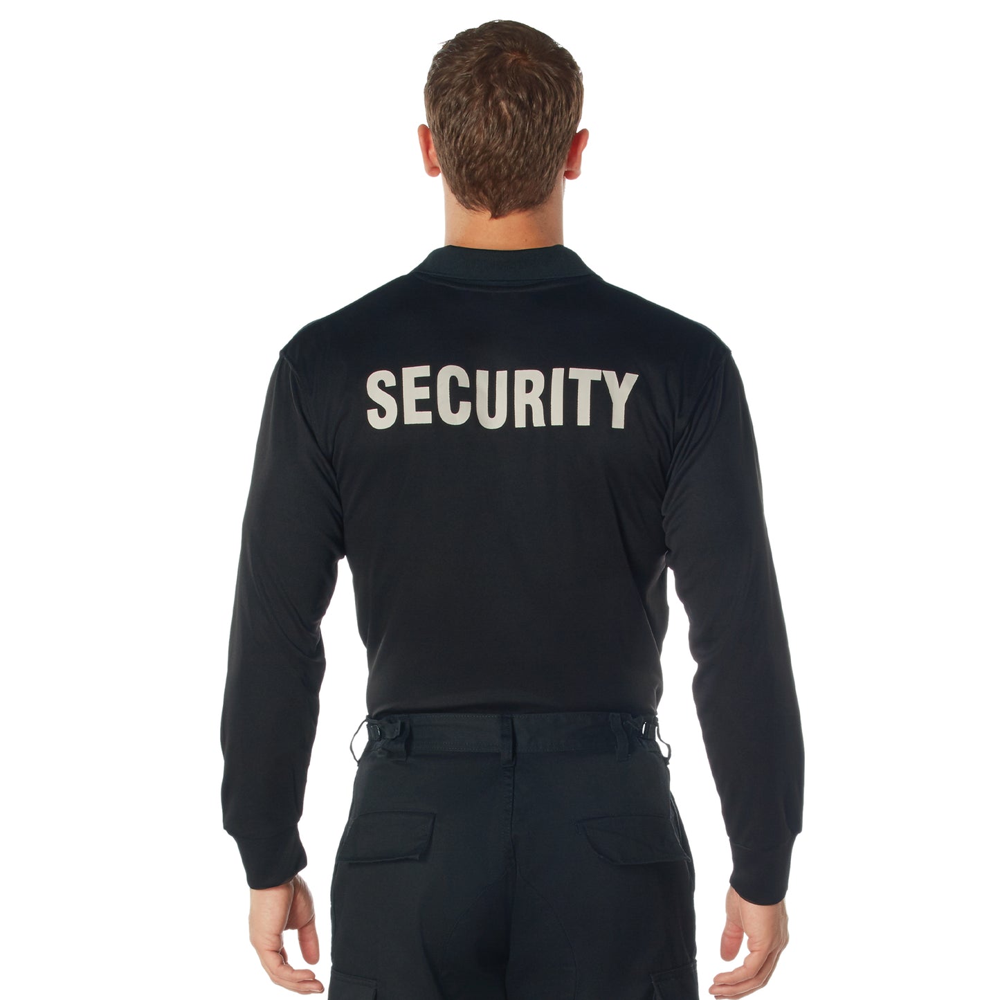 Moisture Wicking Long Sleeve Security Polo