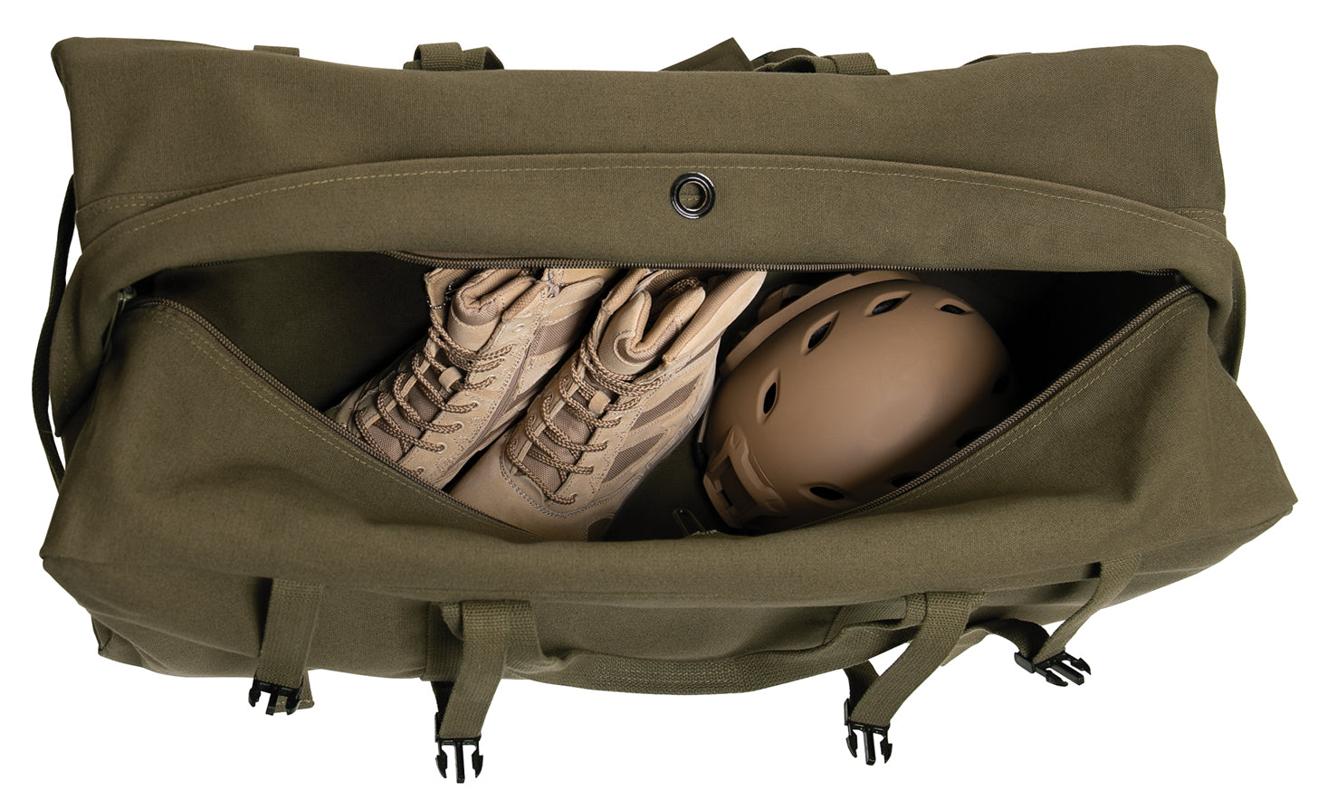 GI Type Enhanced Canvas Duffle Bag - Tactical Choice Plus