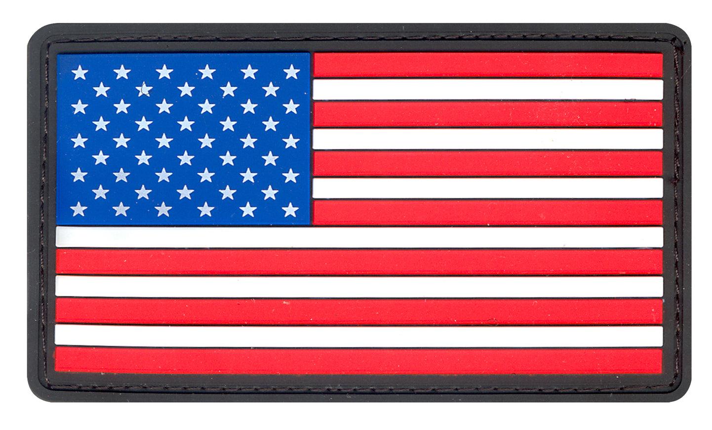 Rothco PVC US Flag Patch With Hook Back - Tactical Choice Plus