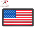 Rothco PVC US Flag Patch With Hook Back - Tactical Choice Plus