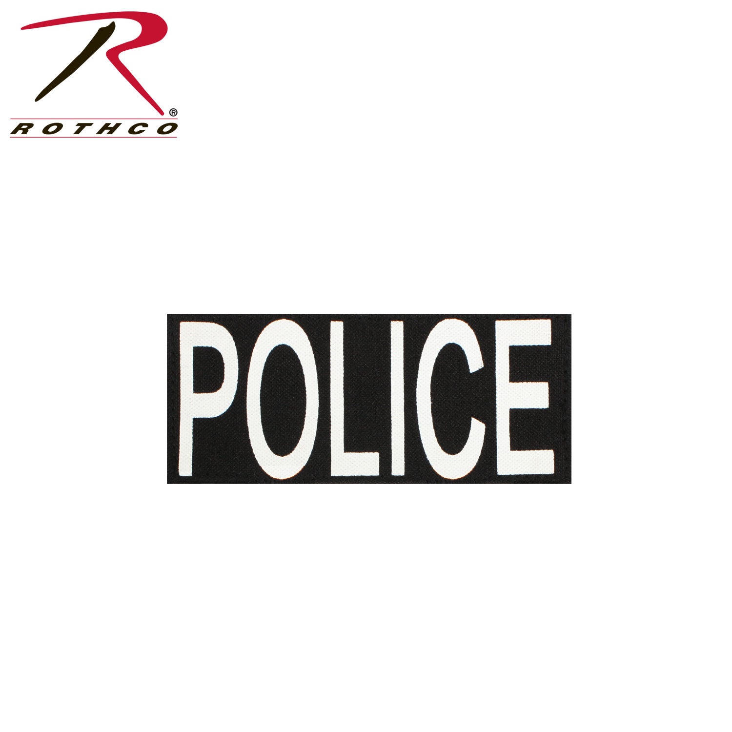 Rothco Police Patch With Hook Back - Tactical Choice Plus