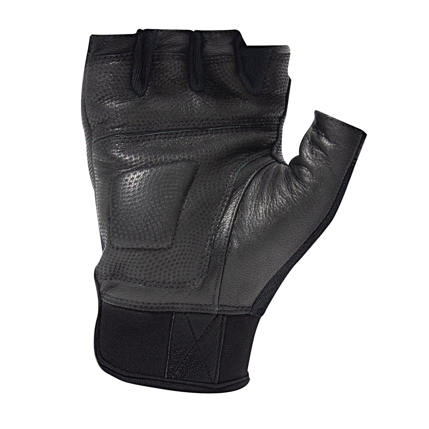 Fingerless Cut Resistant Carbon Hard Knuckle Gloves - Black - Tactical Choice Plus