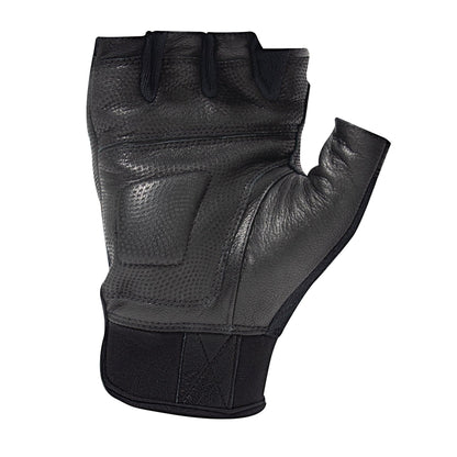 Fingerless Cut Resistant Carbon Hard Knuckle Gloves - Black - Tactical Choice Plus