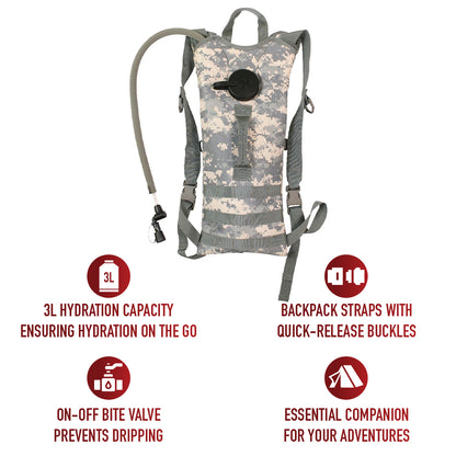 MOLLE 3 Liter Backstrap Hydration System