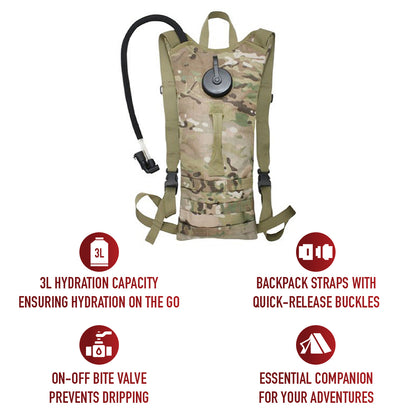 MOLLE 3 Liter Backstrap Hydration System