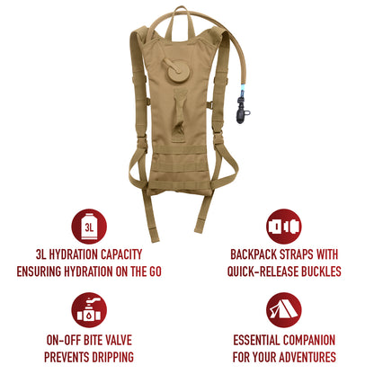 MOLLE 3 Liter Backstrap Hydration System
