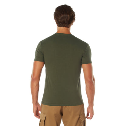 Distressed US Flag Athletic Fit T-Shirt