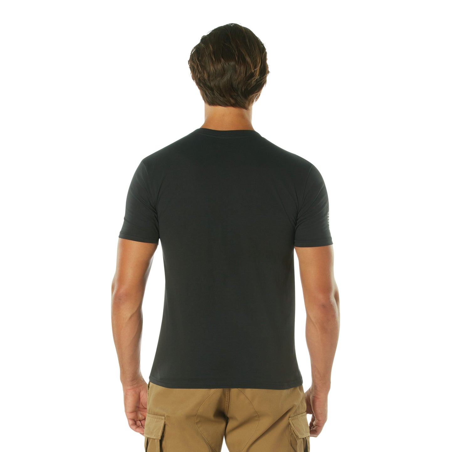 Distressed US Flag Athletic Fit T-Shirt