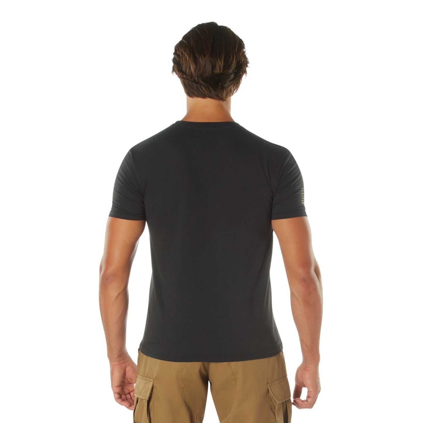 Distressed US Flag Athletic Fit T-Shirt