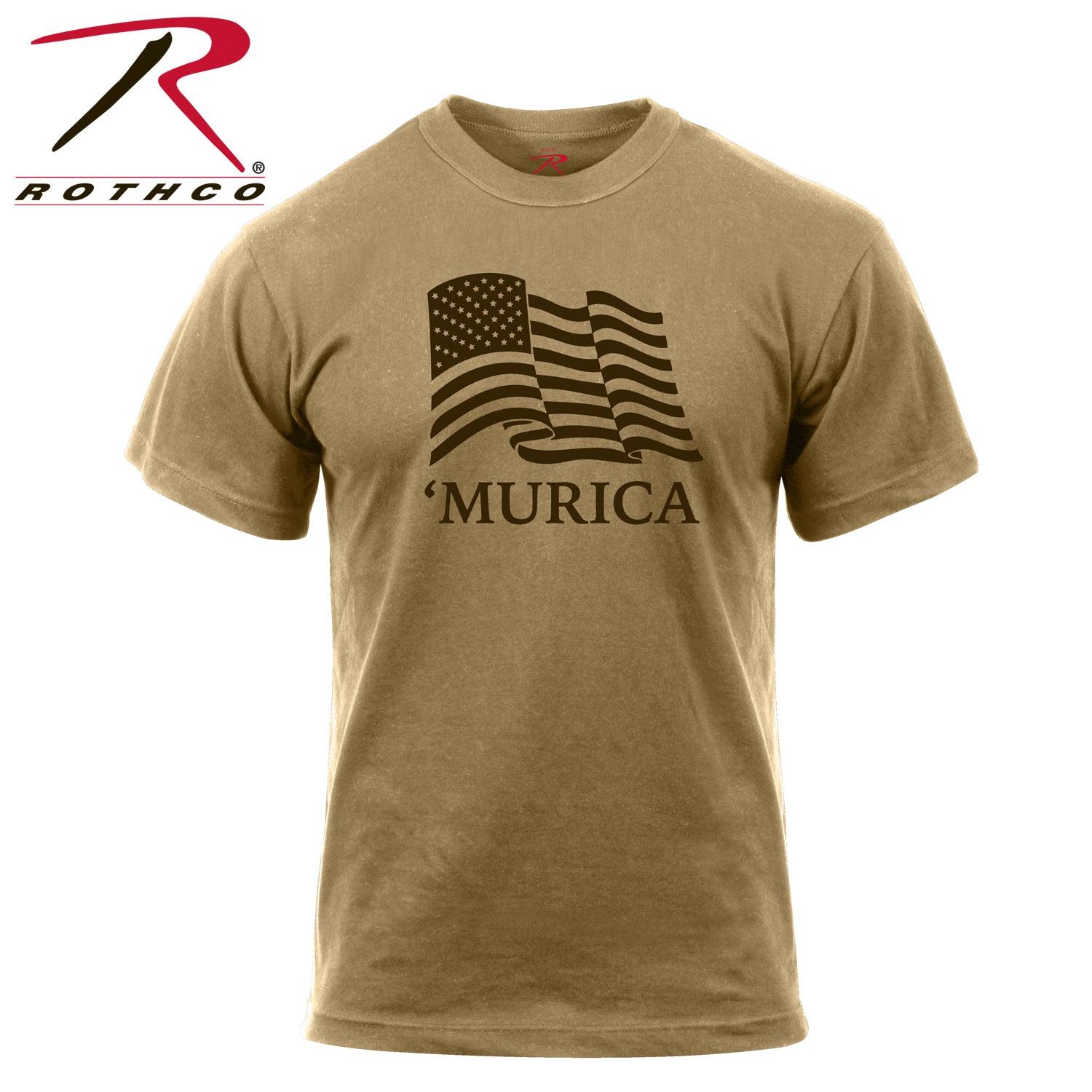 Rothco 'Murica US Flag T-Shirt - Tactical Choice Plus