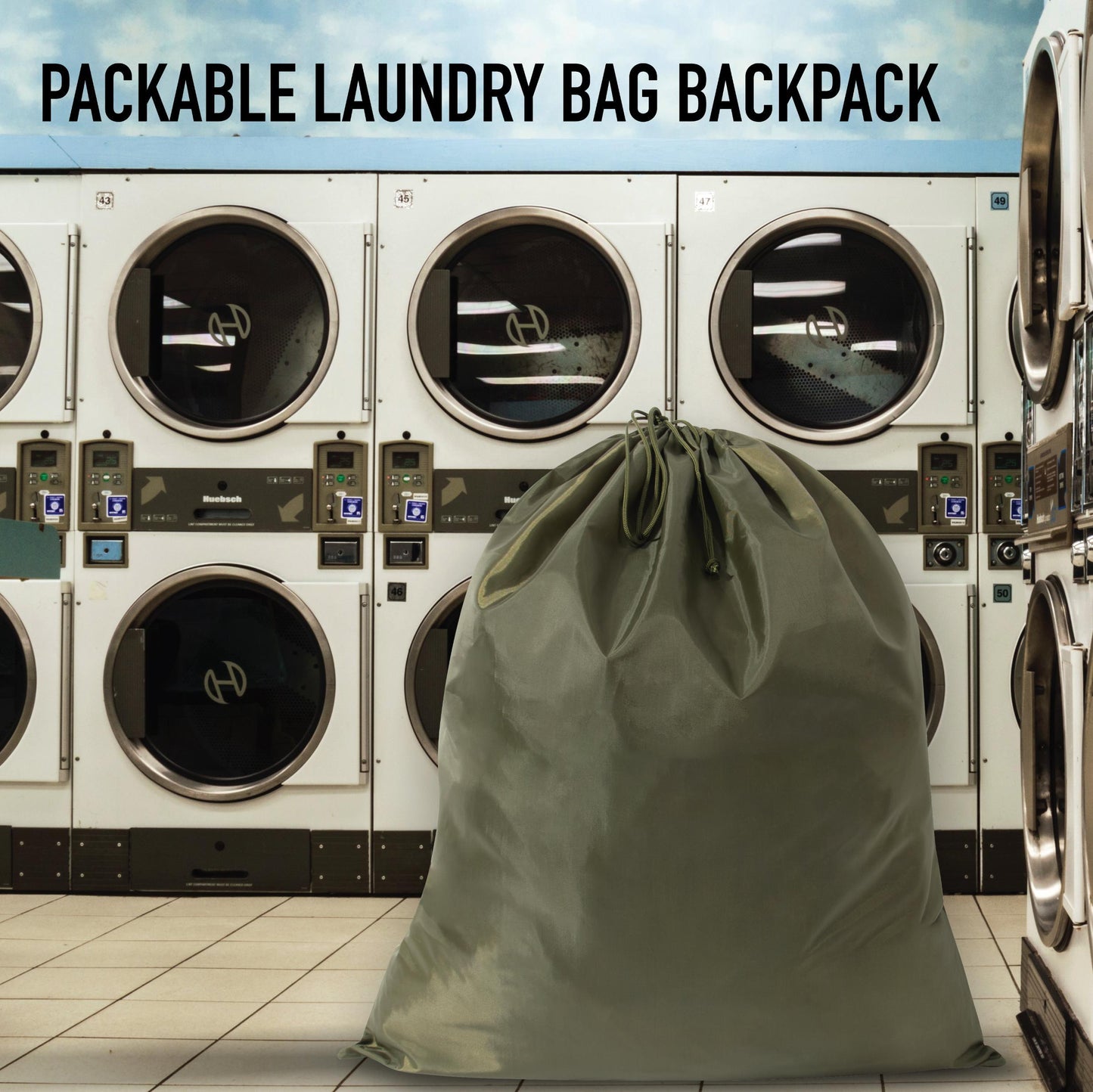 Packable Laundry Bag Backpack - Tactical Choice Plus