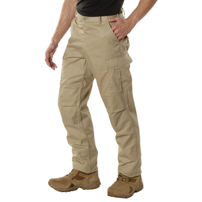 Relaxed Fit Zipper Fly BDU Pants