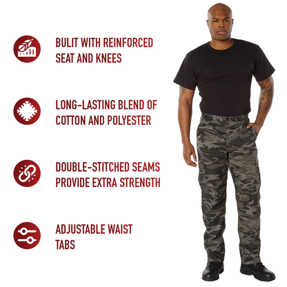 Relaxed Fit Zipper Fly BDU Pants