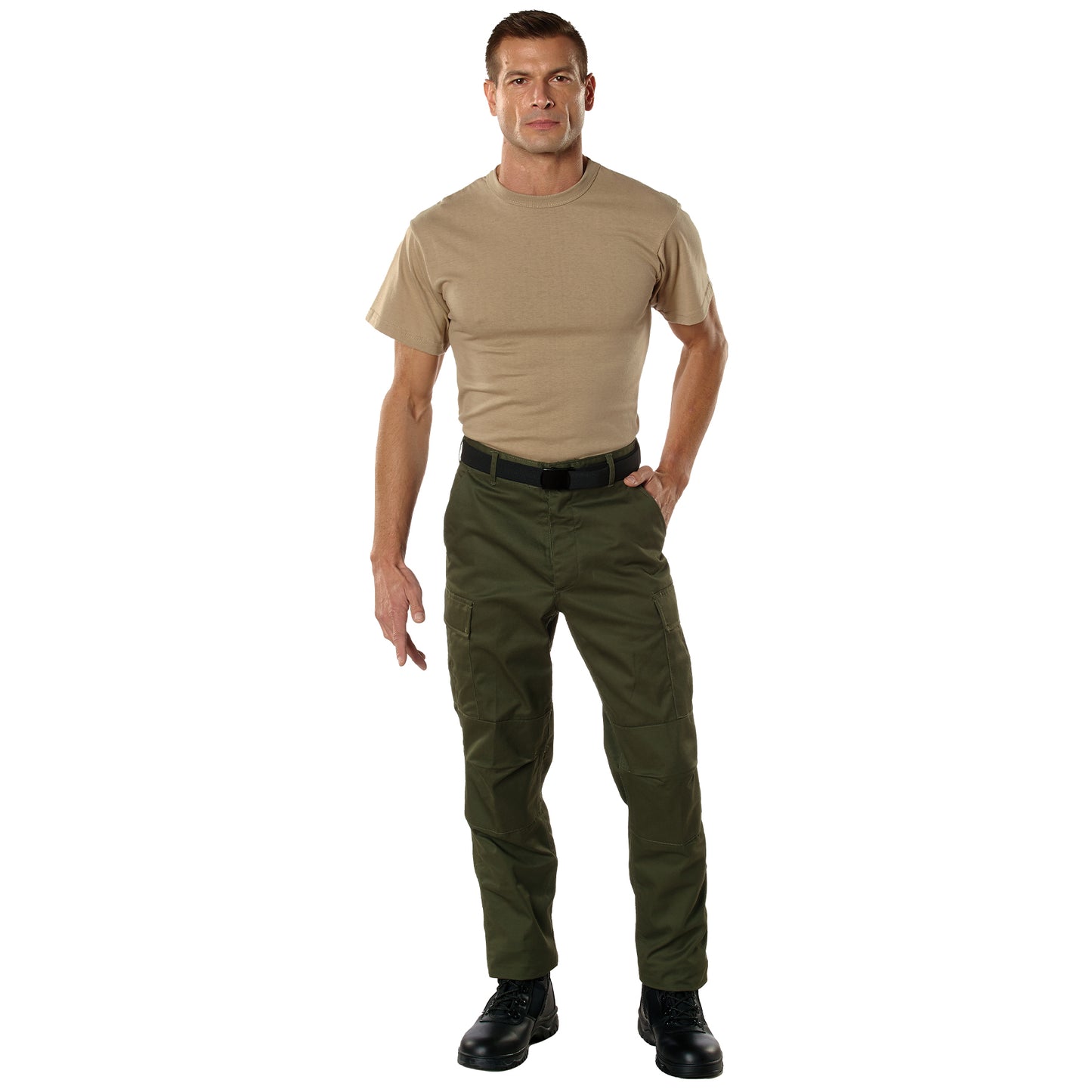 Relaxed Fit Zipper Fly BDU Pants