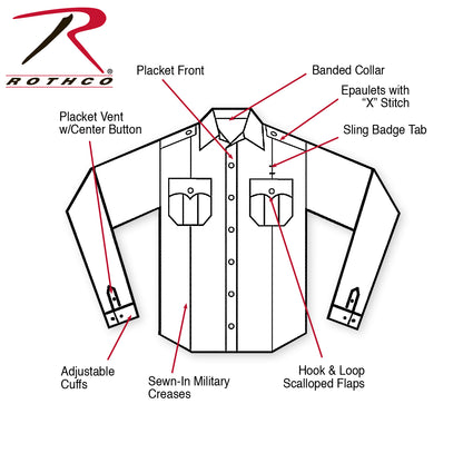 Long Sleeve Uniform Shirt