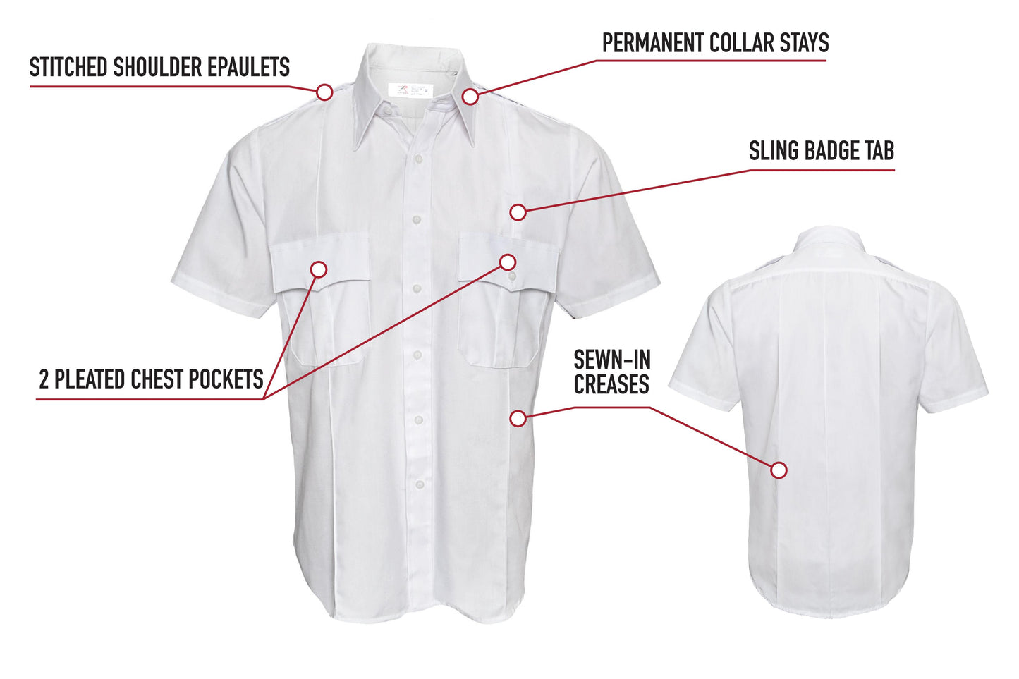 Rothco Short Sleeve Uniform Shirt