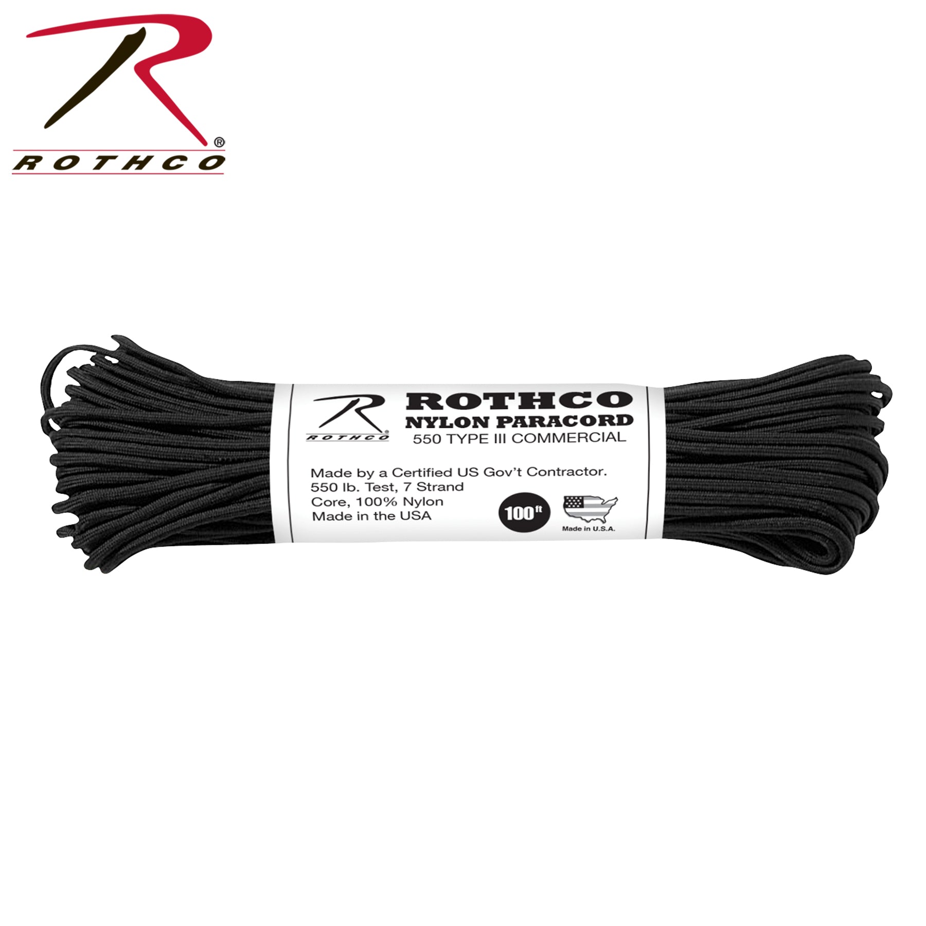 Rothco Nylon Paracord Type III 550 LB - Tactical Choice Plus