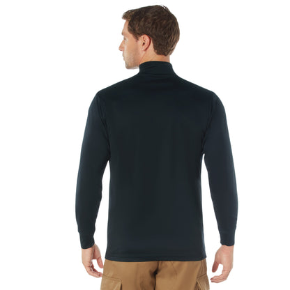 Rothco Moisture Wicking Mock Turtleneck - Black