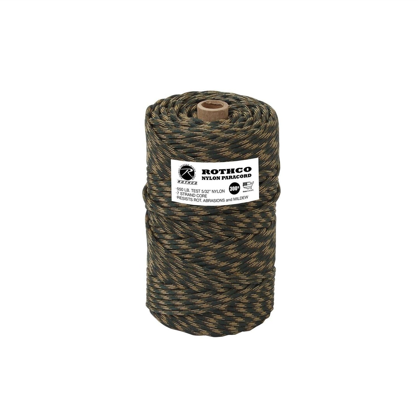 Rothco Nylon Paracord 550lb 300 Ft Tube - Tactical Choice Plus