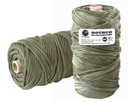 Rothco Nylon Paracord 550lb 300 Ft Tube - Tactical Choice Plus