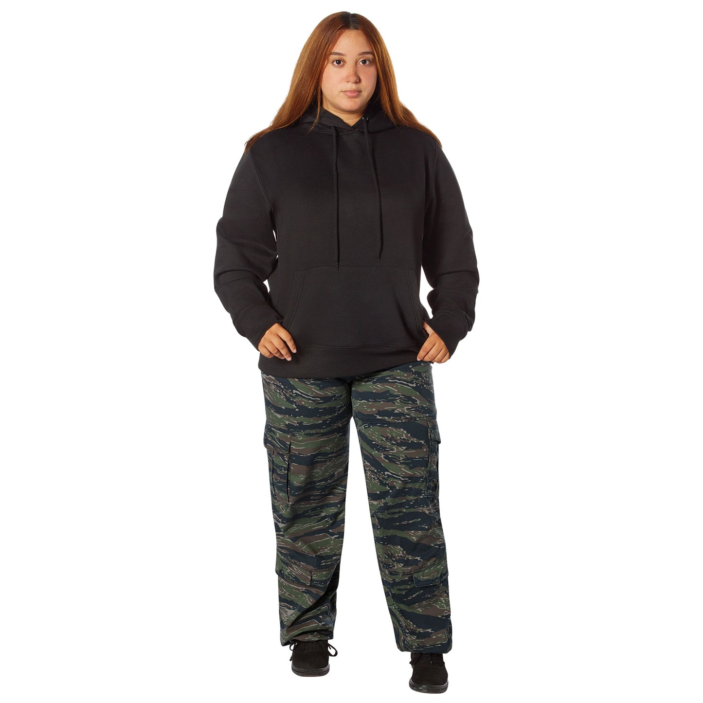 Women's Camo Vintage Paratrooper Fatigue Pants