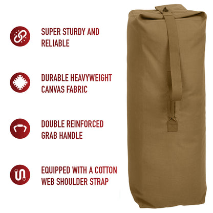 Heavyweight Top Load Canvas Duffle Bag