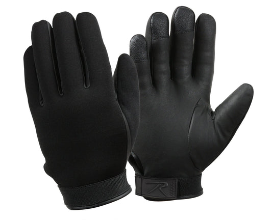  Cold Weather Neoprene Duty Gloves - Black - Tactical Choice Plus