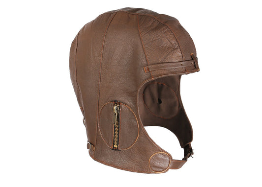 WWII Style Leather Pilot Helmet - Tactical Choice Plus