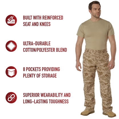 Vintage Paratrooper Cargo Fatigue Pants