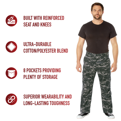 Vintage Paratrooper Cargo Fatigue Pants